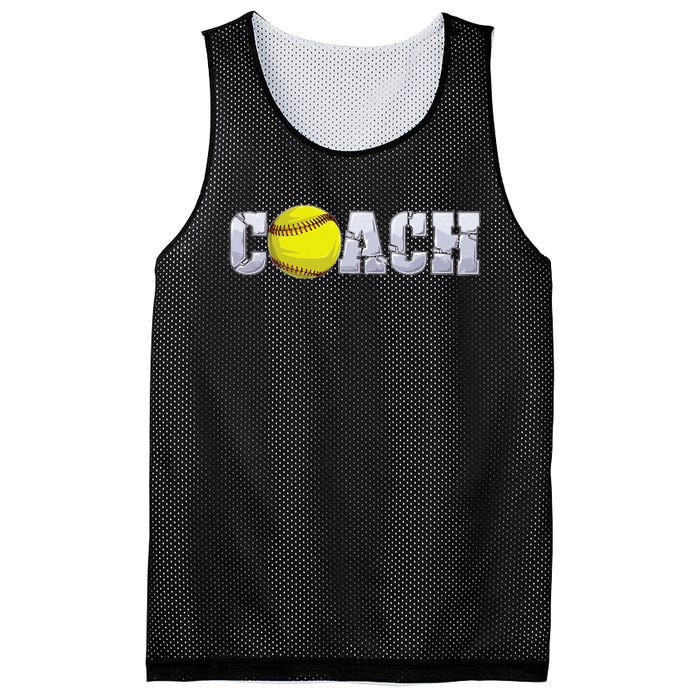 Softball Coach Coaching Assistant Coach Softball Team Mesh Reversible Basketball Jersey Tank