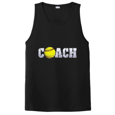 Softball Coach Coaching Assistant Coach Softball Team PosiCharge Competitor Tank