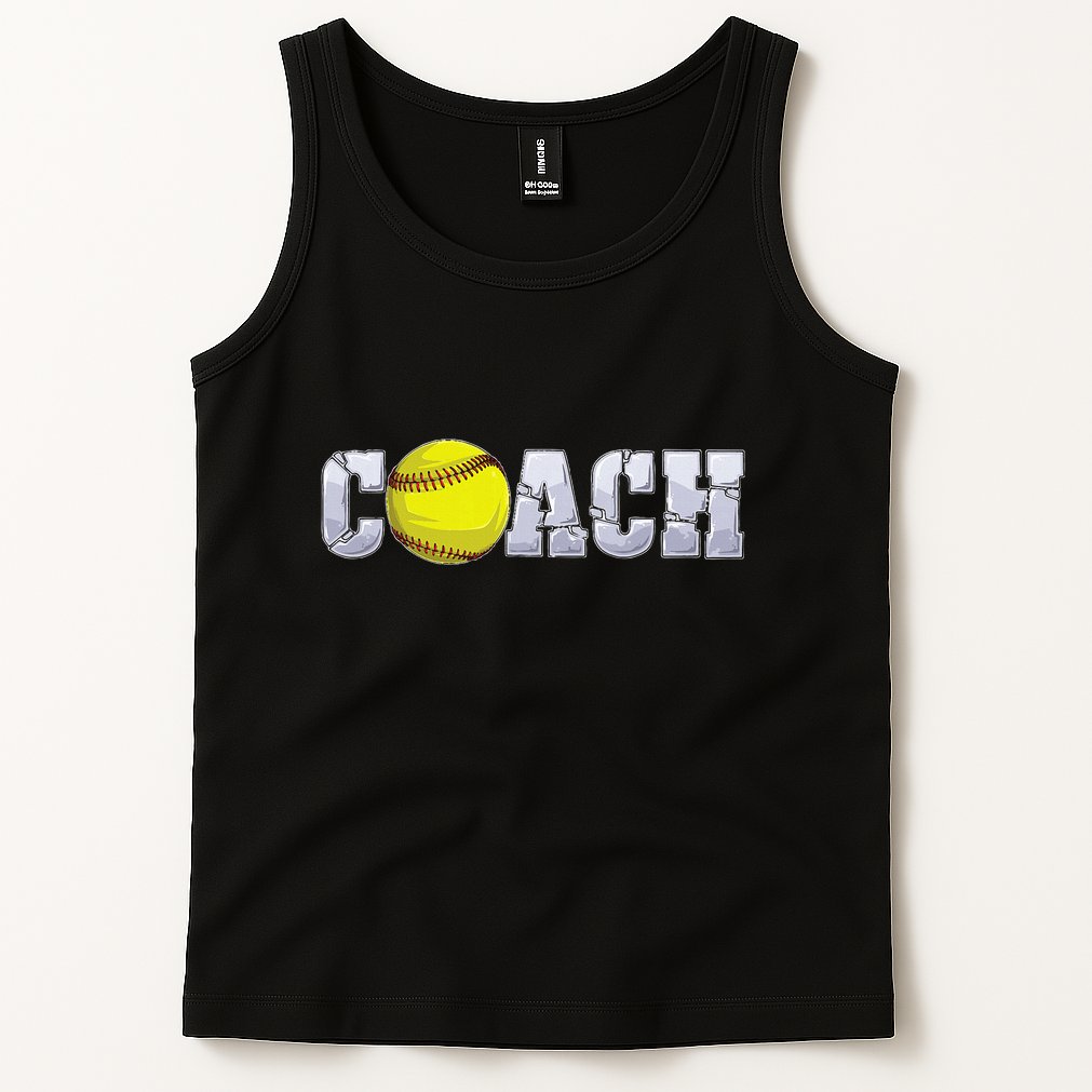 Softball Coach Coaching Assistant Coach Softball Team Tank Top