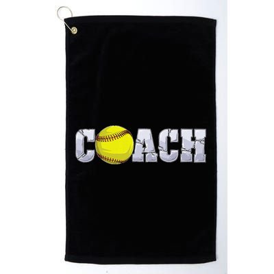 Softball Coach Coaching Assistant Coach Softball Team Golf Towel