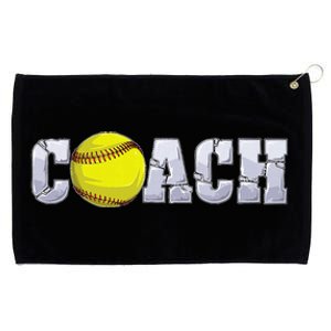 Softball Coach Coaching Assistant Coach Softball Team Grommeted Golf Towel