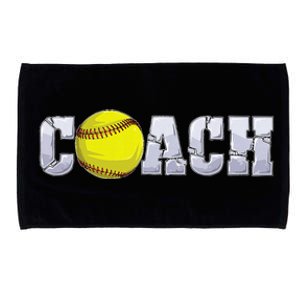 Softball Coach Coaching Assistant Coach Softball Team Microfiber Hand Towel