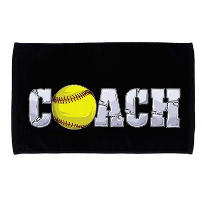 Softball Coach Coaching Assistant Coach Softball Team Microfiber Hand Towel