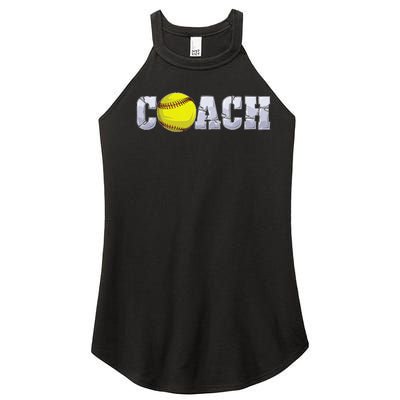 Softball Coach Coaching Assistant Coach Softball Team Women’s Perfect Tri Rocker Tank