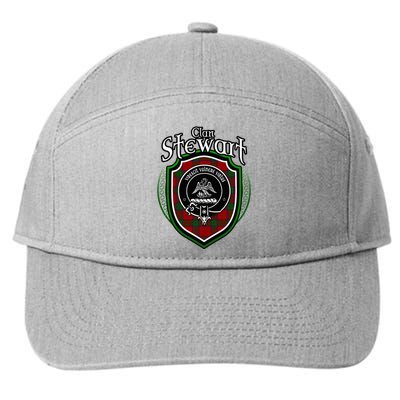 Stewart Clan Crest Scottish Clan Stewart Family Badge 7-Panel Snapback Hat