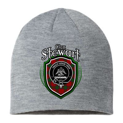 Stewart Clan Crest Scottish Clan Stewart Family Badge Sustainable Beanie