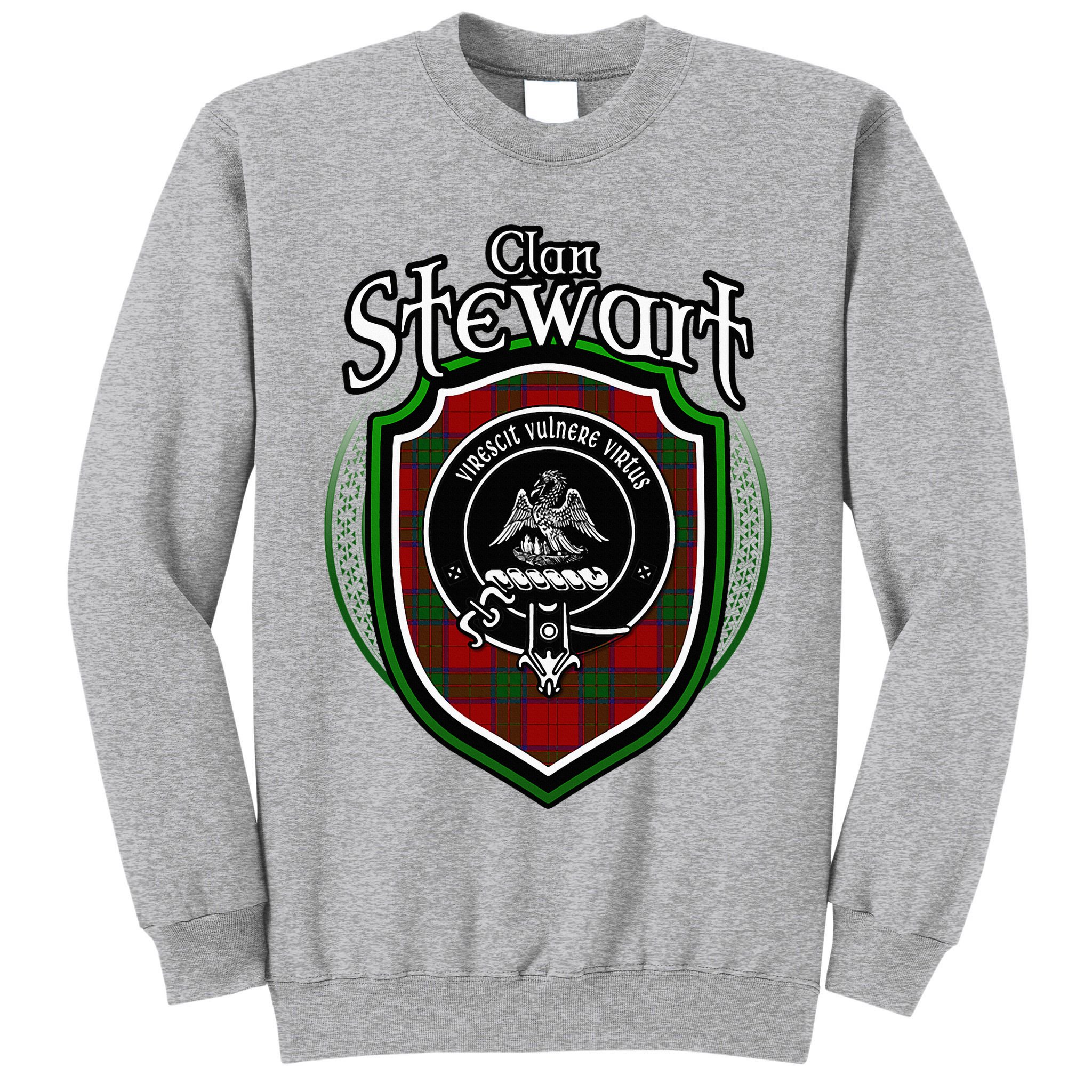 Stewart Clan Crest Scottish Clan Stewart Family Badge Tall Sweatshirt