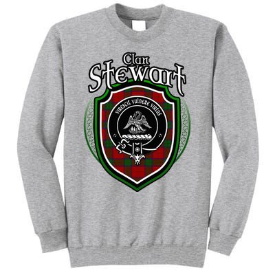 Stewart Clan Crest Scottish Clan Stewart Family Badge Tall Sweatshirt