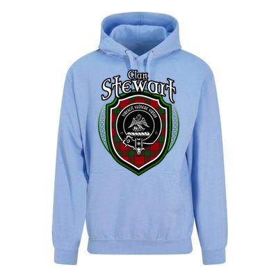 Stewart Clan Crest Scottish Clan Stewart Family Badge Unisex Surf Hoodie