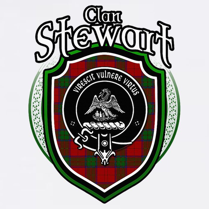 Stewart Clan Crest Scottish Clan Stewart Family Badge Cooling Performance Crew T-Shirt