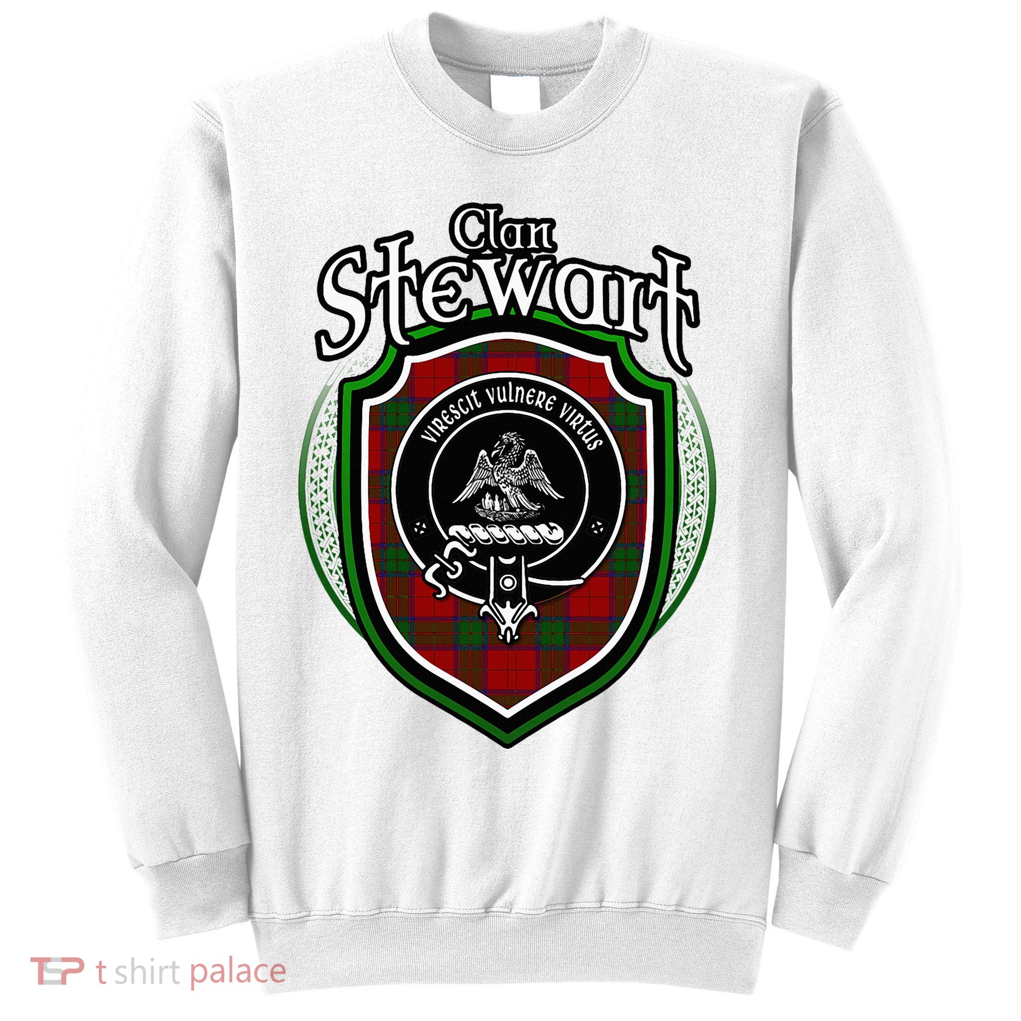 Stewart Clan Crest Scottish Clan Stewart Family Badge Sweatshirt