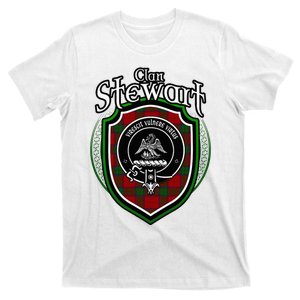 Stewart Clan Crest Scottish Clan Stewart Family Badge T-Shirt