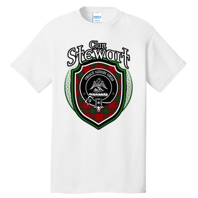 Stewart Clan Crest Scottish Clan Stewart Family Badge Tall T-Shirt