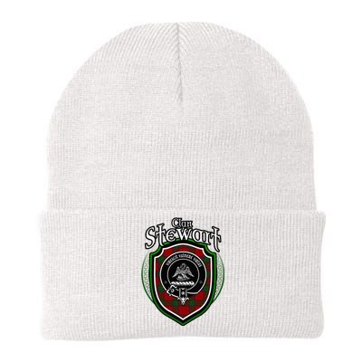 Stewart Clan Crest Scottish Clan Stewart Family Badge Knit Cap Winter Beanie