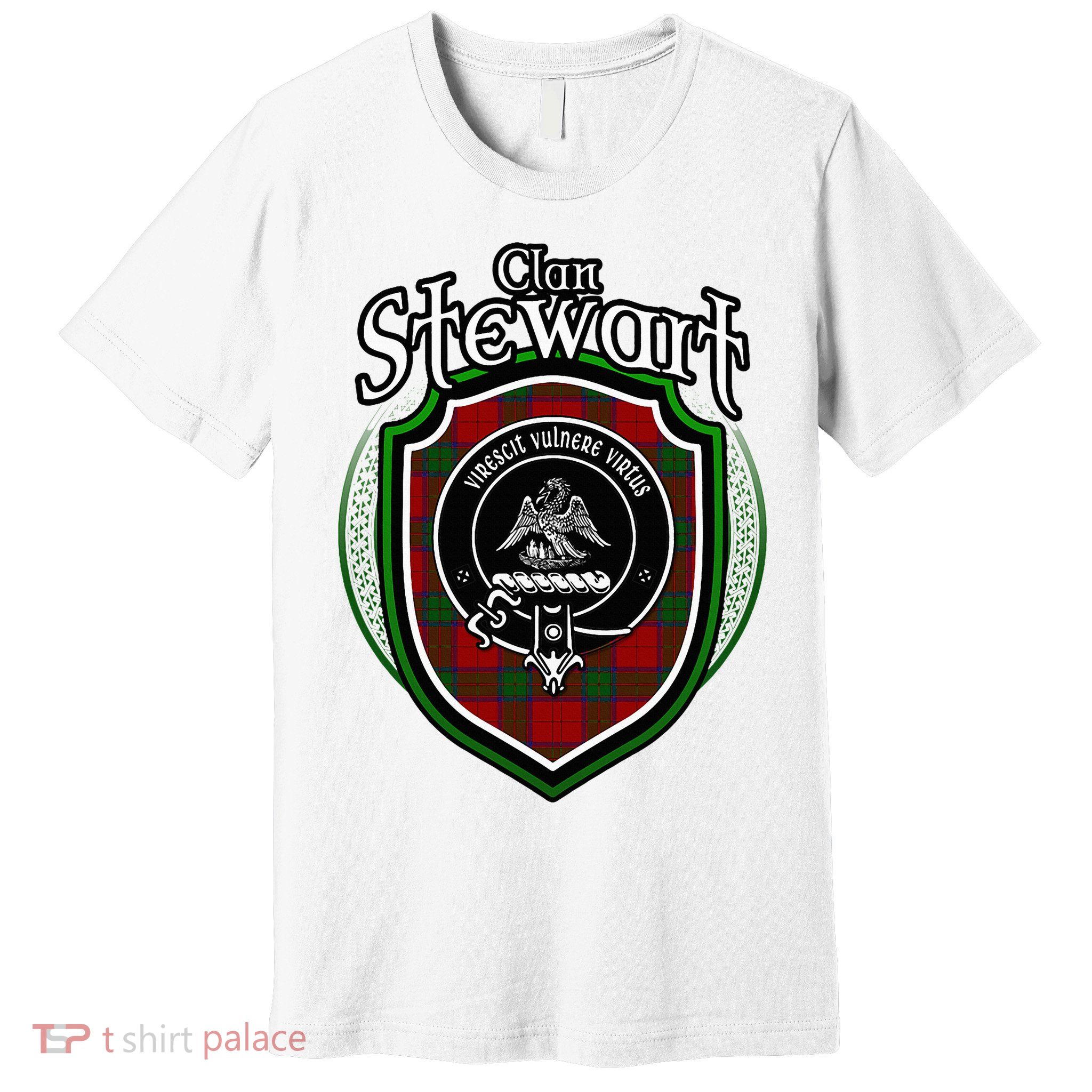 Stewart Clan Crest Scottish Clan Stewart Family Badge Premium T-Shirt