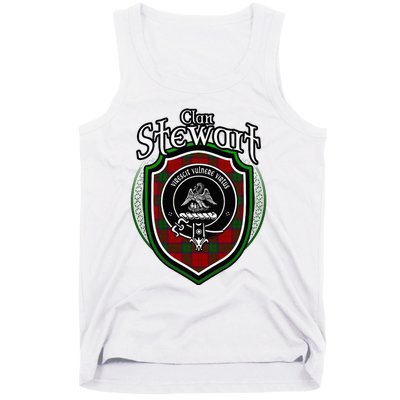 Stewart Clan Crest Scottish Clan Stewart Family Badge Tank Top