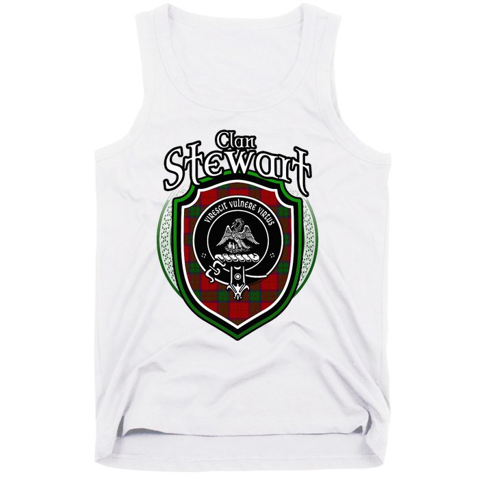 Stewart Clan Crest Scottish Clan Stewart Family Badge Tank Top