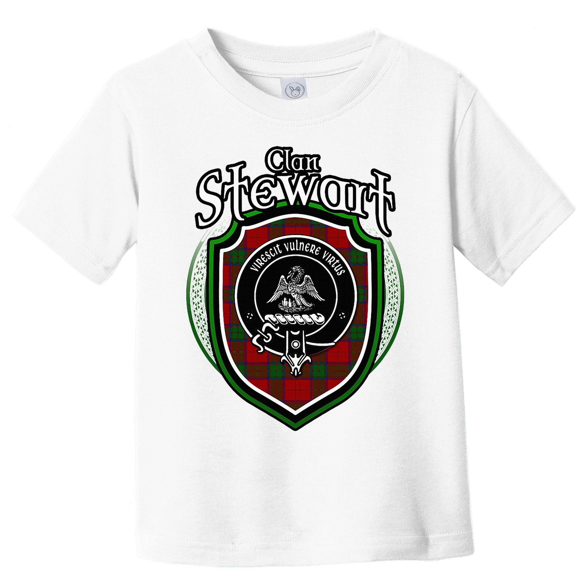Stewart Clan Crest Scottish Clan Stewart Family Badge Toddler T-Shirt