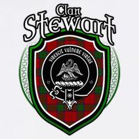 Stewart Clan Crest Scottish Clan Stewart Family Badge Women's Crop Top Tee