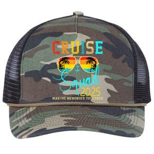 Squad Crew Cruise 2025 Summer Vacation Matching Family Group Retro Rope Trucker Hat Cap