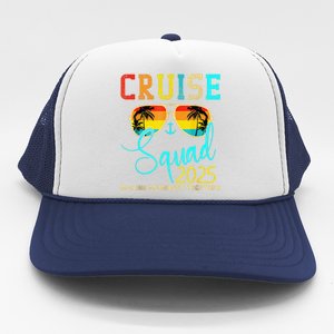 Squad Crew Cruise 2025 Summer Vacation Matching Family Group Trucker Hat