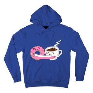 Super Cute Coffee And Donut Valentines Day Gift Hoodie