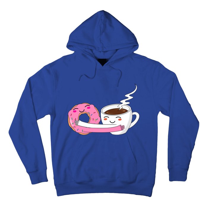 Super Cute Coffee And Donut Valentines Day Gift Hoodie