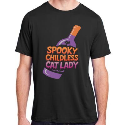 Spooky Childless Cat Lady Funny Halloween Kamala Harris Adult ChromaSoft Performance T-Shirt