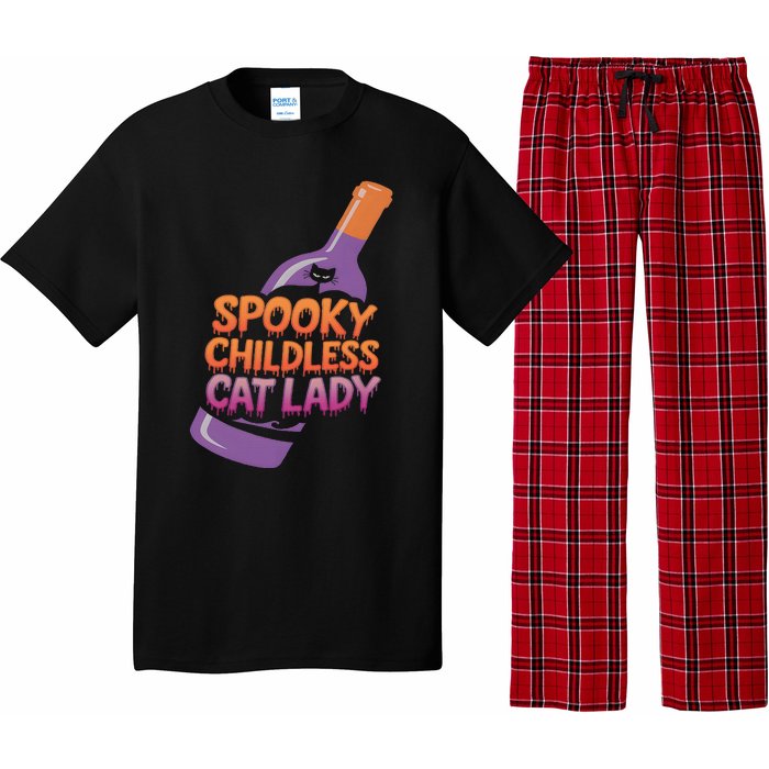 Spooky Childless Cat Lady Funny Halloween Kamala Harris Pajama Set