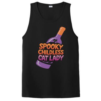 Spooky Childless Cat Lady Funny Halloween Kamala Harris PosiCharge Competitor Tank