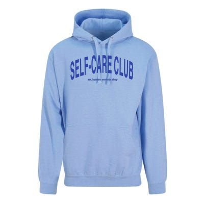 Self Care Club Eat Hydrate Exercise Sleep Unisex Surf Hoodie