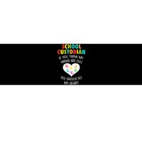 School Custodian Cute Heart Quote Janitor Appreciation Gift Bumper Sticker