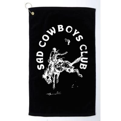 Sad Cowboy Club Golf Towel
