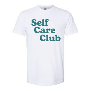 Self Care Club Inspiring Aesthetic Self Love Hoodie Softstyle CVC T-Shirt