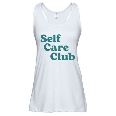 Self Care Club Inspiring Aesthetic Self Love Hoodie Ladies Essential Flowy Tank