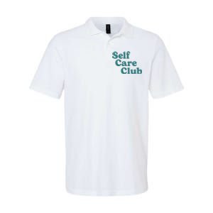 Self Care Club Inspiring Aesthetic Self Love Hoodie Softstyle Adult Sport Polo