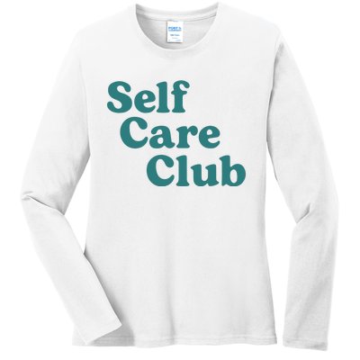 Self Care Club Inspiring Aesthetic Self Love Hoodie Ladies Long Sleeve Shirt