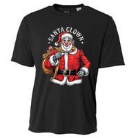 Santa Clown Christmas Santa Claus Xmas Holiday Party Cooling Performance Crew T-Shirt