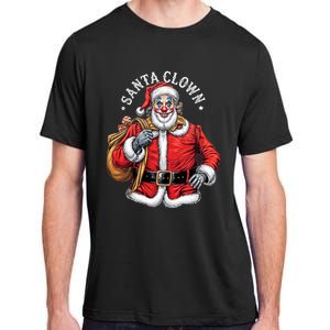 Santa Clown Christmas Santa Claus Xmas Holiday Party Adult ChromaSoft Performance T-Shirt