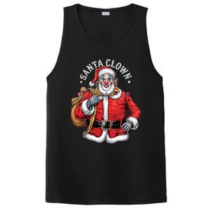 Santa Clown Christmas Santa Claus Xmas Holiday Party PosiCharge Competitor Tank