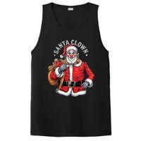 Santa Clown Christmas Santa Claus Xmas Holiday Party PosiCharge Competitor Tank