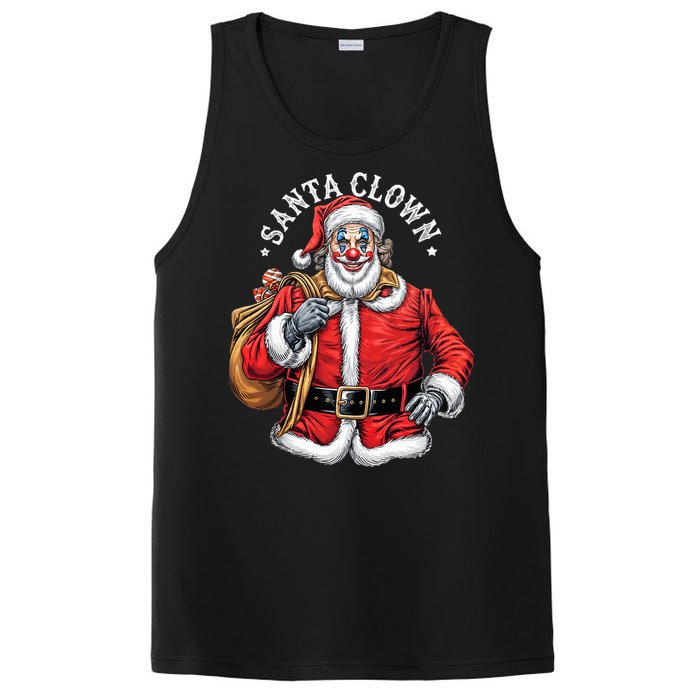 Santa Clown Christmas Santa Claus Xmas Holiday Party PosiCharge Competitor Tank