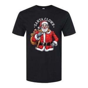 Santa Clown Christmas Santa Claus Xmas Holiday Party Softstyle CVC T-Shirt