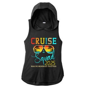 Squad Crew Cruise 2025 Summer Vacation Matching Family Group Ladies PosiCharge Tri-Blend Wicking Draft Hoodie Tank