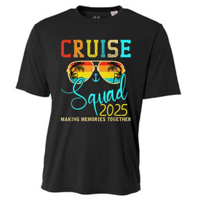 Squad Crew Cruise 2025 Summer Vacation Matching Family Group Cooling Performance Crew T-Shirt