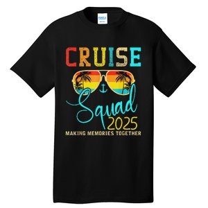 Squad Crew Cruise 2025 Summer Vacation Matching Family Group Tall T-Shirt