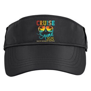 Squad Crew Cruise 2025 Summer Vacation Matching Family Group Adult Drive Performance Visor