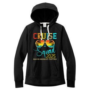 Squad Crew Cruise 2025 Summer Vacation Matching Family Group Women's Fleece Hoodie