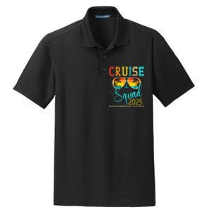 Squad Crew Cruise 2025 Summer Vacation Matching Family Group Dry Zone Grid Polo