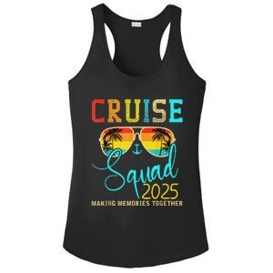 Squad Crew Cruise 2025 Summer Vacation Matching Family Group Ladies PosiCharge Competitor Racerback Tank